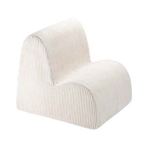 Krémové menčestrové detské kresielko Cloud – Wigiwama vyobraziť
