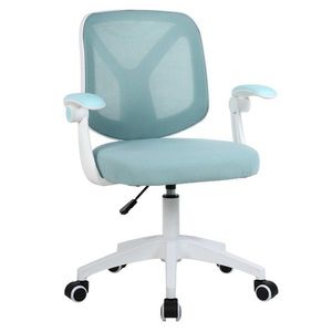 KONDELA Solari kancelárska stolička modrá / biela vyobraziť