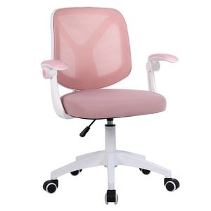 KONDELA Solari kancelárska stolička ružová / biela vyobraziť