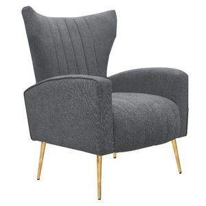 KONDELA Baret relaxačné kreslo sivá vyobraziť