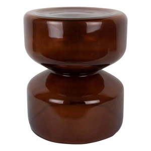 Sklenený okrúhly odkladací stolík ø 35 cm Doble – Leitmotiv vyobraziť