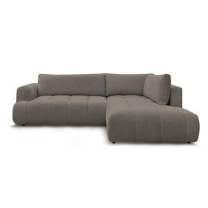 Taupe rozkladacia/s úložným priestorom rohová pohovka (pravý roh/do L) Fuji – Bobochic Paris vyobraziť