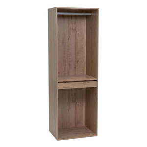 Otvorená modulárna skriňa v dekore duba v prírodnej farbe 60x180x45 cm Modular – Casa Selección vyobraziť