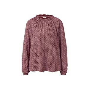 Blúzkové tričko s potlačou, tmavočervené vyobraziť