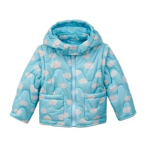 Prešívaná bunda z recyklovaného materiálu vyobraziť