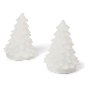 LED jedličky z pravého vosku, 2 ks, malý vyobraziť