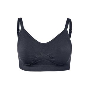 Bezšvová športová podprsenka, modrá vyobraziť