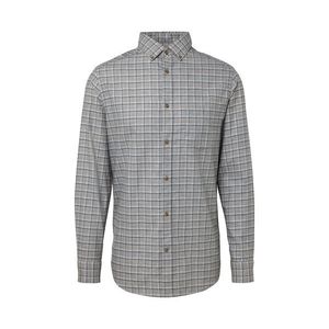 Flanelová košeľa, sivá vyobraziť