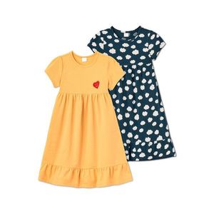 Džersejové šaty z biobavlny, 2 ks vyobraziť