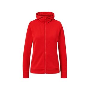 Mikina s kapucňou, červenooranžová vyobraziť