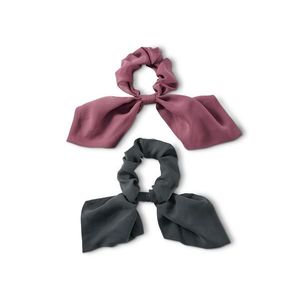 Ozdobné gumičky do vlasov s mašľou, 2 ks vyobraziť