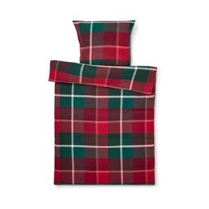 Flanelová posteľná bielizeň, viacfarebná károvaná, štandardná veľkosť vyobraziť