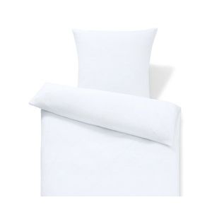 Mušelínová posteľná bielizeň, biela, štandardná veľkosť vyobraziť