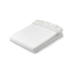 Džersejová napínacia plachta, štandardná veľkosť, bielosivá vyobraziť