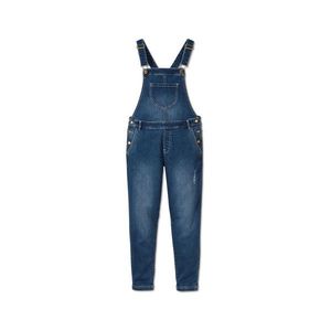 Džínsy s náprsenkou vyobraziť