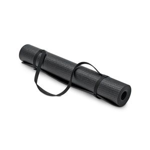 Podložka na jogu a cvičenie, čierna vyobraziť