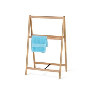 Stojan na uteráky z masívneho dreva vyobraziť