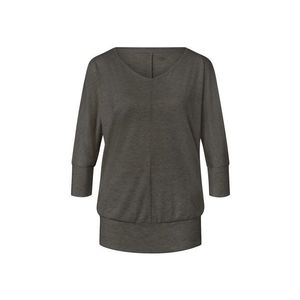 Tričko na jogu, olivové vyobraziť