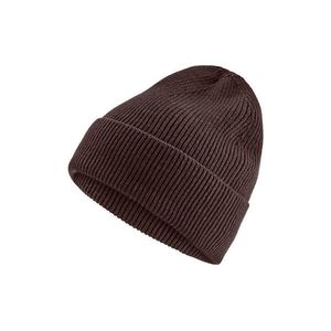 Pletená čiapka, hnedá vyobraziť