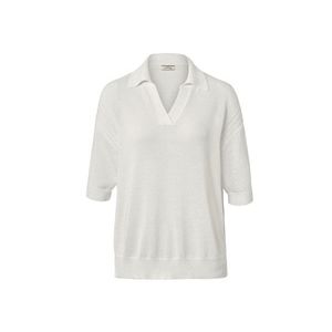 Pletený pulóver s pólo golierom vyobraziť