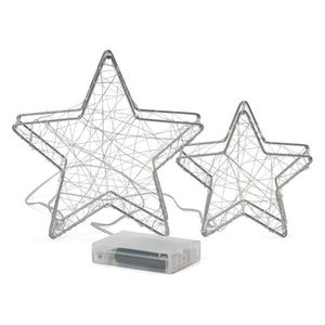 Dekoračné LED hviezdy, 2 ks, malé vyobraziť