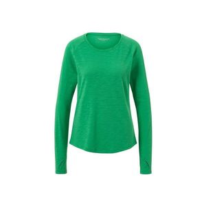 Športové tričko s dlhými rukávmi, zelené vyobraziť