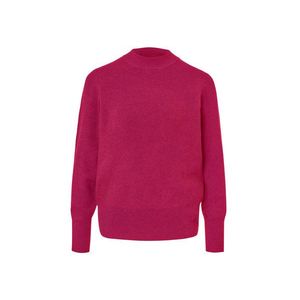 Pulóver z jemného úpletu, malinovo červený vyobraziť
