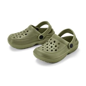 Detská obuv v štýle drevákov vyobraziť