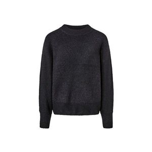 Pletený pulóver, čierny vyobraziť