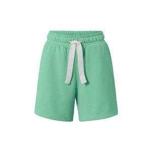 Športové teplákové šortky, svetlozelené vyobraziť
