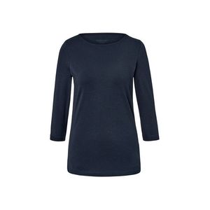 Tričko s trojštvrťovými rukávmi, tmavomodré vyobraziť