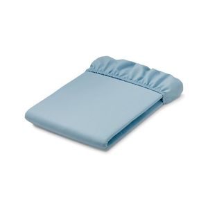 Napínacia posteľná plachta z mikrovlákna, svetlomodrá, štandardná veľkosť vyobraziť