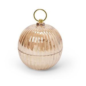 LED sklenená guľa na vianočný stromček vyobraziť