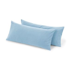 Obliečky na vankúš z mikrovlákna, 2 ks, svetlomodré vyobraziť