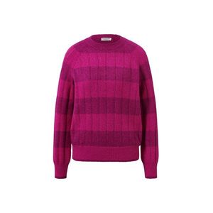 Pletený pulóver s ažúrovým vzorom vyobraziť