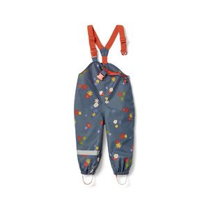 Detské nohavice do dažďa, s celoplošnou kvetinovou potlačou vyobraziť