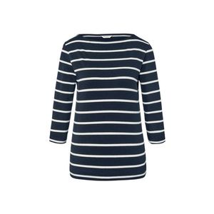 Prúžkované tričko s trojštvrťovými rukávmi vyobraziť