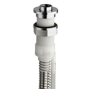 SILFRA - FOLLOW ME Sprchová priechodka s odvodnením na okraj vane vrátane hadice a drenážneho kusu, guľatá, chróm PD467 vyobraziť