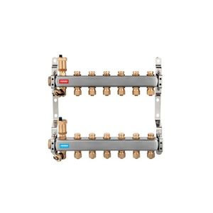 NOVASERVIS - Rozdeľovač nerez s regulačnými mechanickými ventilmi 2okruhy SN-RO02S vyobraziť