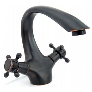 Umývadlová batéria Rea Retro čierna vyobraziť