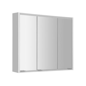 SAPHO - BATU zrkadlová galerka 80x71x15cm, 2x LED osvetlenie, biela lesk 1141131 vyobraziť