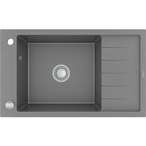 MEXEN MEXEN - Elias granitový drez 1 misa drez s vypúšťaním krátky odkvapkávač 795x480 mm, sivá 6511791005-71 vyobraziť