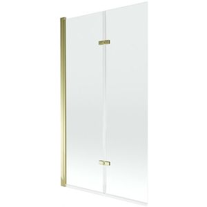 MEXEN - Castor vaňová zástena 2-krídlo 100x150, transparent, zlato 892-100-002-50-00 vyobraziť
