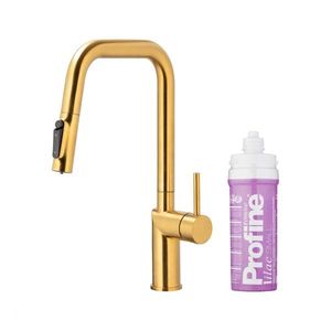 KFA KFA - Batéria drezová DUERO PURE STYLE výsuvná s filtráciou brúsené zlato 6623-315-31 vyobraziť