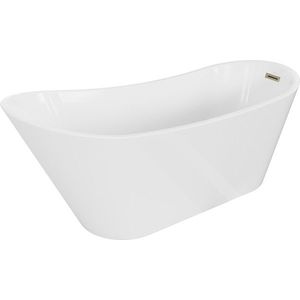 MEXEN/S - Alta vaňa voľne stojaca 170 x 75, biela, sifón a prepad zlatá 52141707500-50 vyobraziť