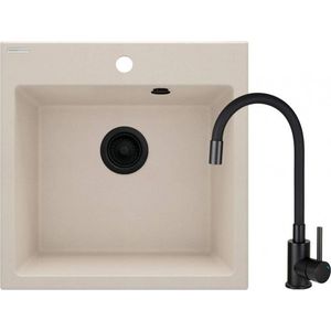 DEANTE DEANTE - Evora béžová - Granitový drez vrátane batérie ZQJN5103 vyobraziť