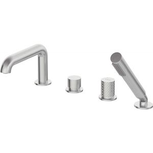 DEANTE - Silia Hexa vaňová batéria, nerez , 4-dielna, so sprchovacím setom BHS_F14M vyobraziť