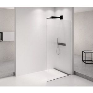 POLYSAN - ARCHITEX BLACK MATT sprchová zástena 1062 sklo Flute AXB110FL vyobraziť