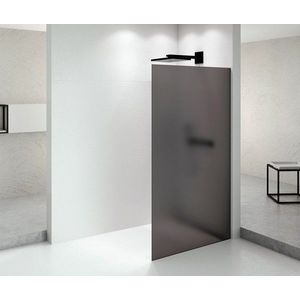 POLYSAN - ARCHITEX BLACK MATT sprchová zástena 862 dymové mat sklo AXB90SM vyobraziť