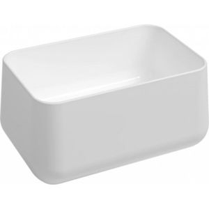 ISVEA - ALLEGRO keramické umývadlo na dosku vysoké, 60x40cm, biela 10AL66060 vyobraziť